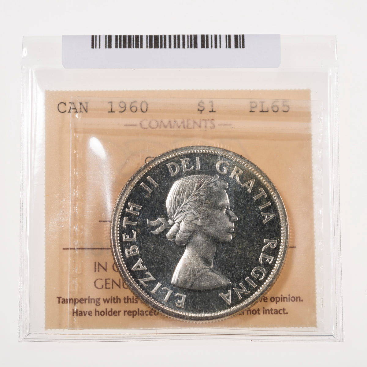 $1 1960 Cameo ICCS PL-65