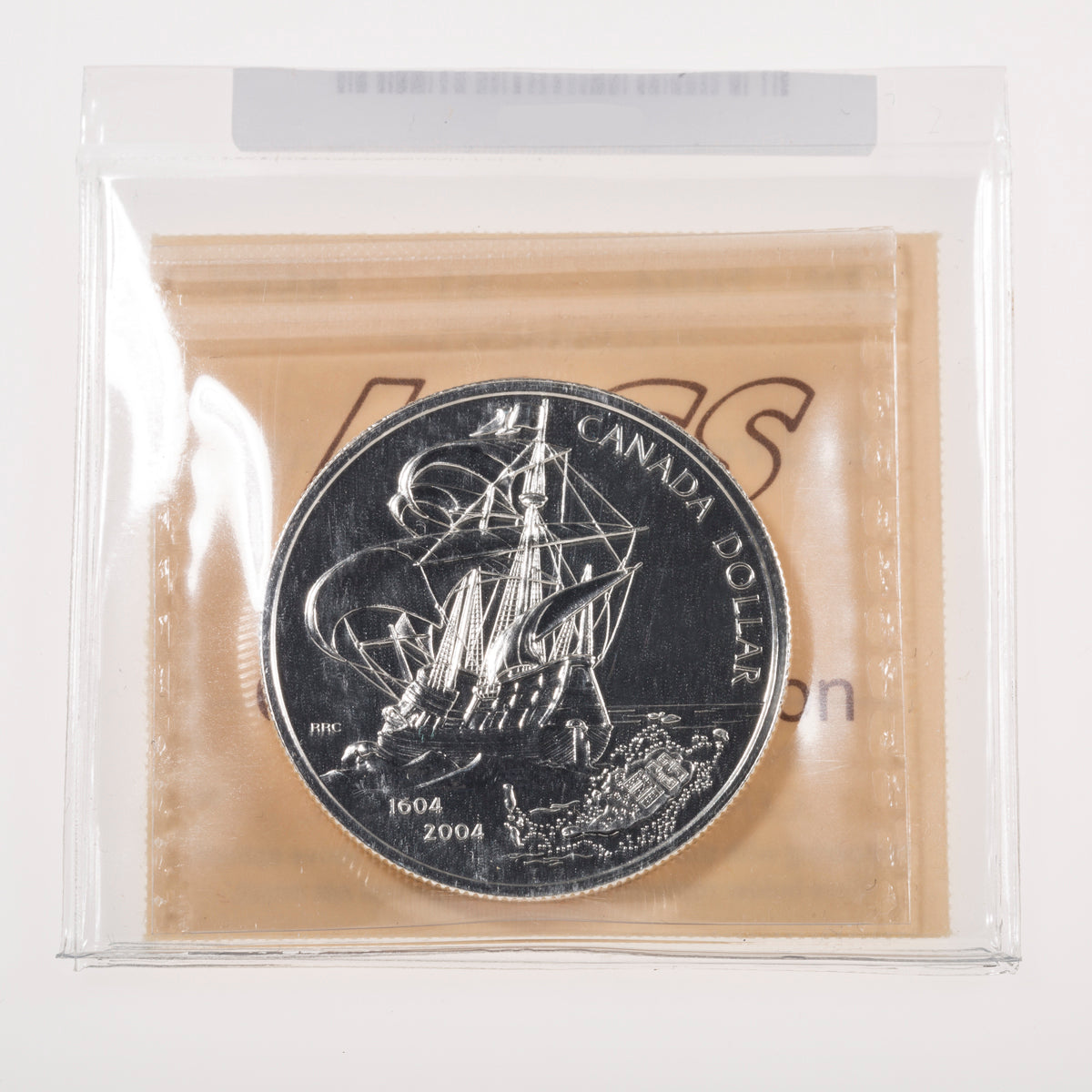 $1 2004 First French Settlement NBU ICCS MS-67