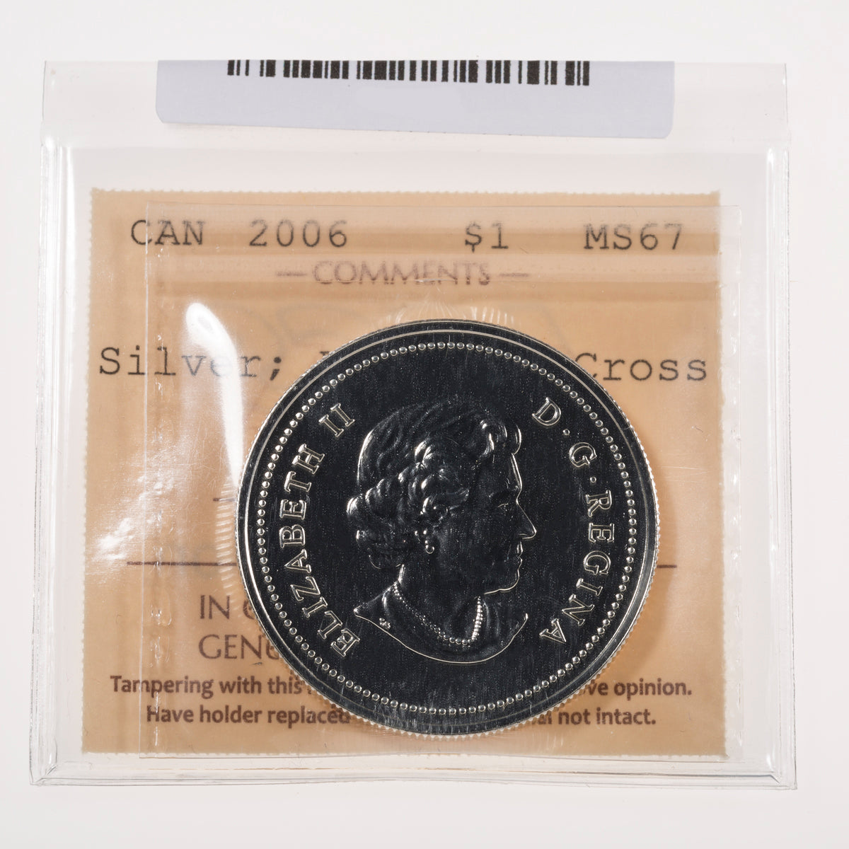 $1 2006 Victoria Cross NBU ICCS MS-67