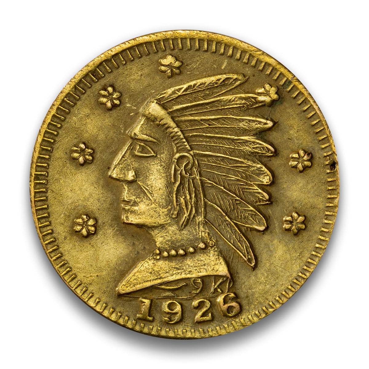 1926 Ontario Gold - Indian Head Medal