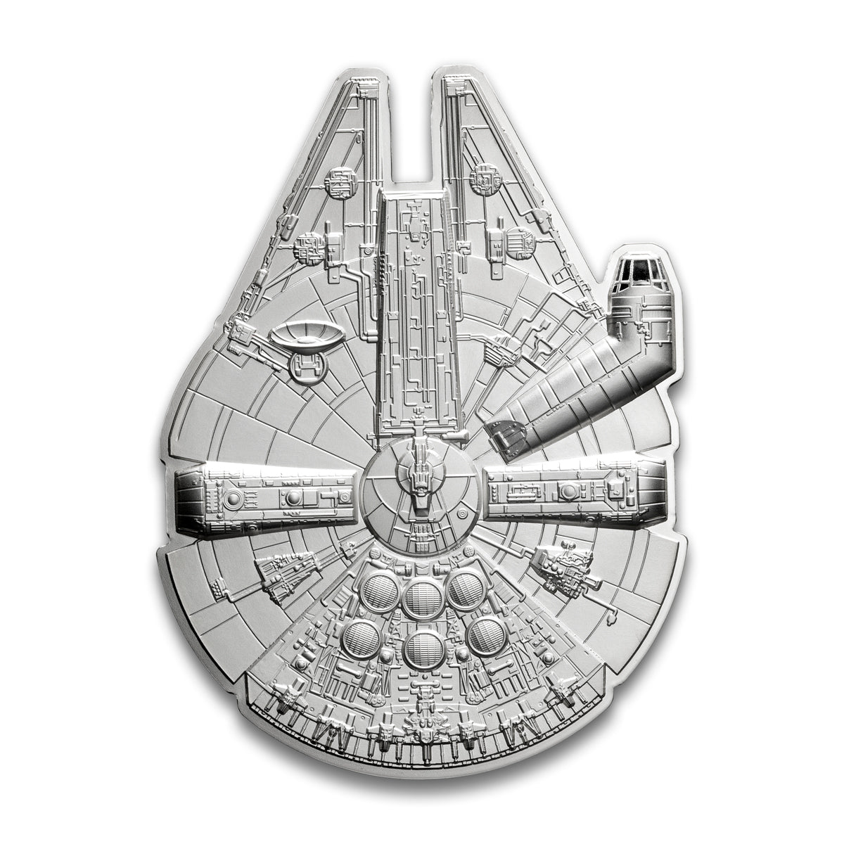 2022 $5 Star Wars: Millennium Falcon 3oz - Pure Silver Coin