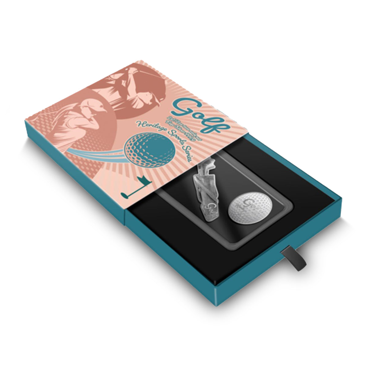 2022 $1 Heritage Sports: Golf - 2 Coins Pure Silver set