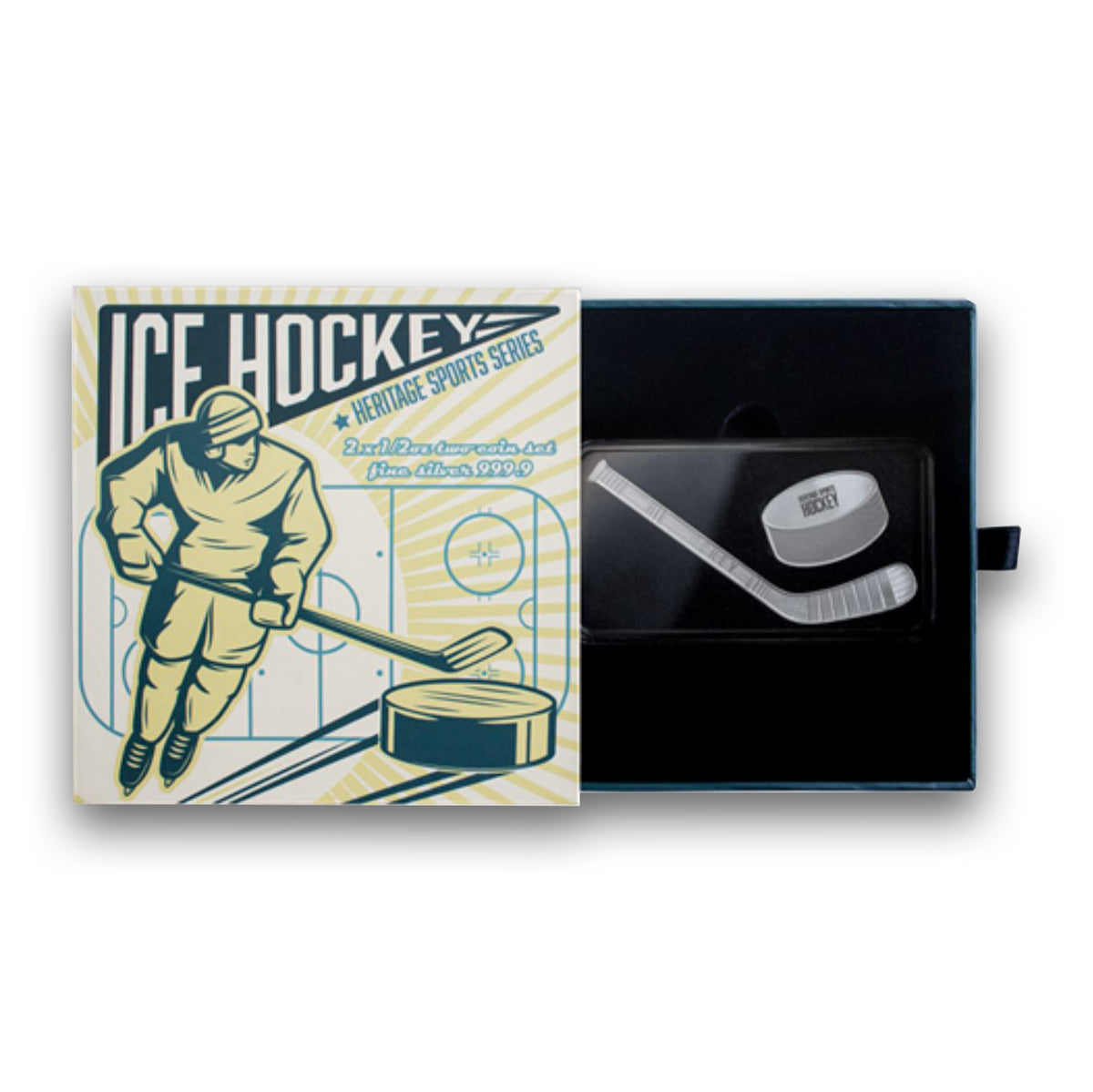 2022 $1 Heritage Sports: Ice Hockey - 2 Coins Pure Silver set