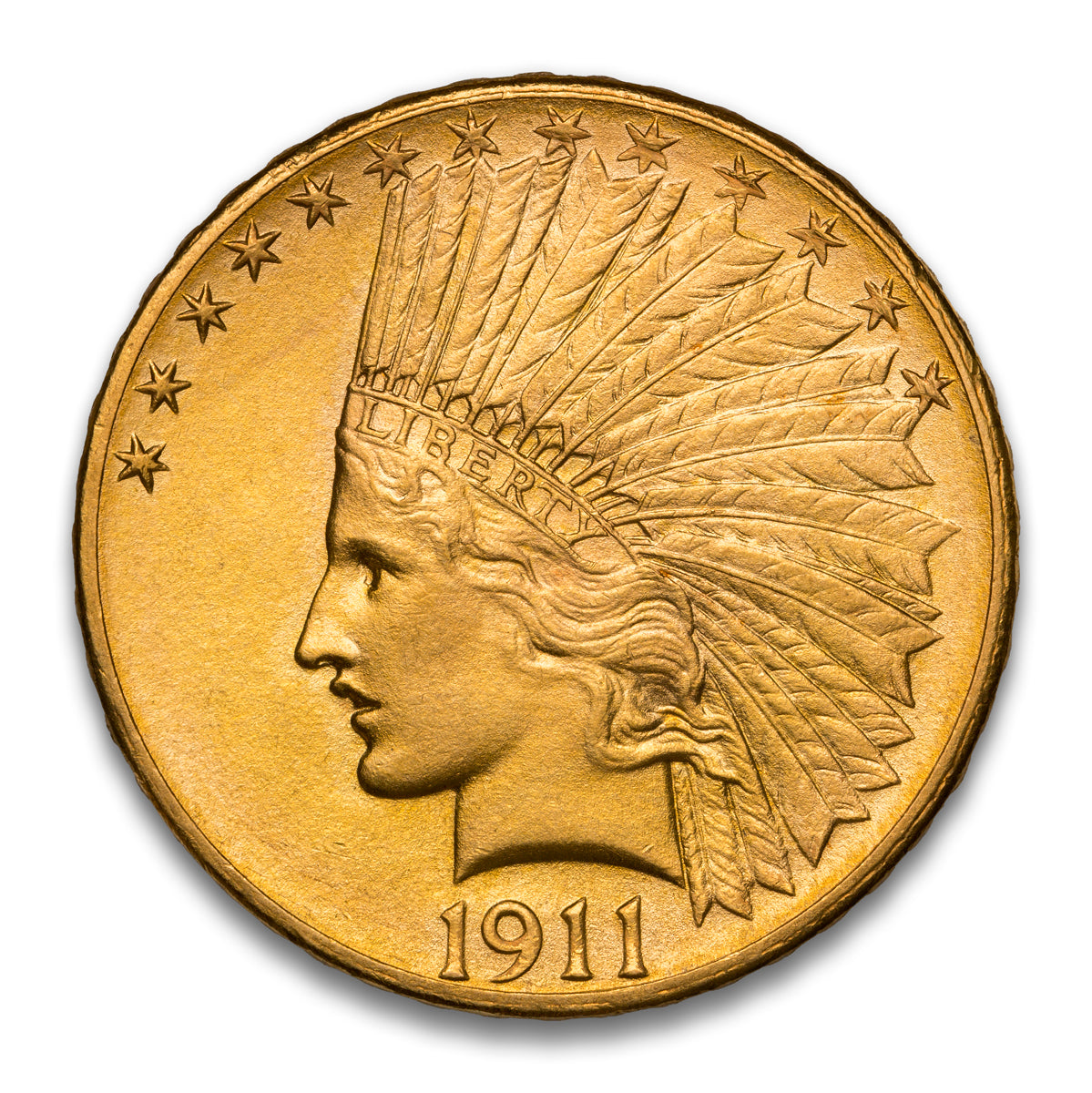 US $10 1911 Eagle MS-63