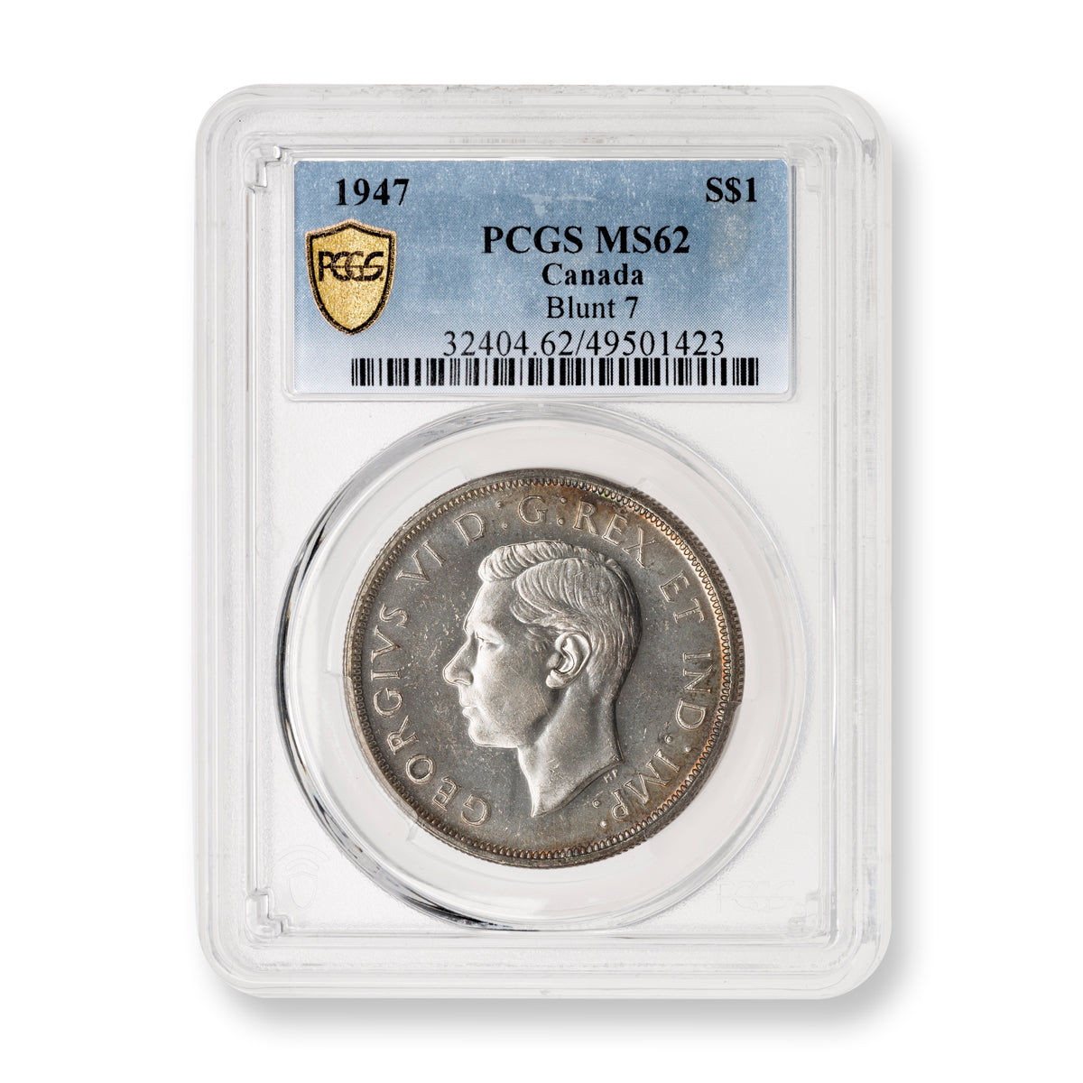 $1 1947 B7 PCGS MS-62