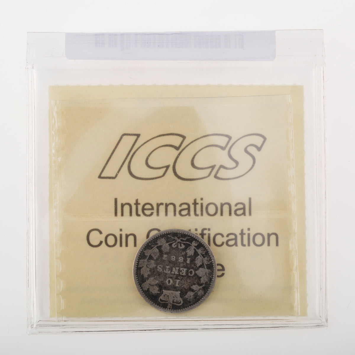 10 Cent 1882H ICCS G-4