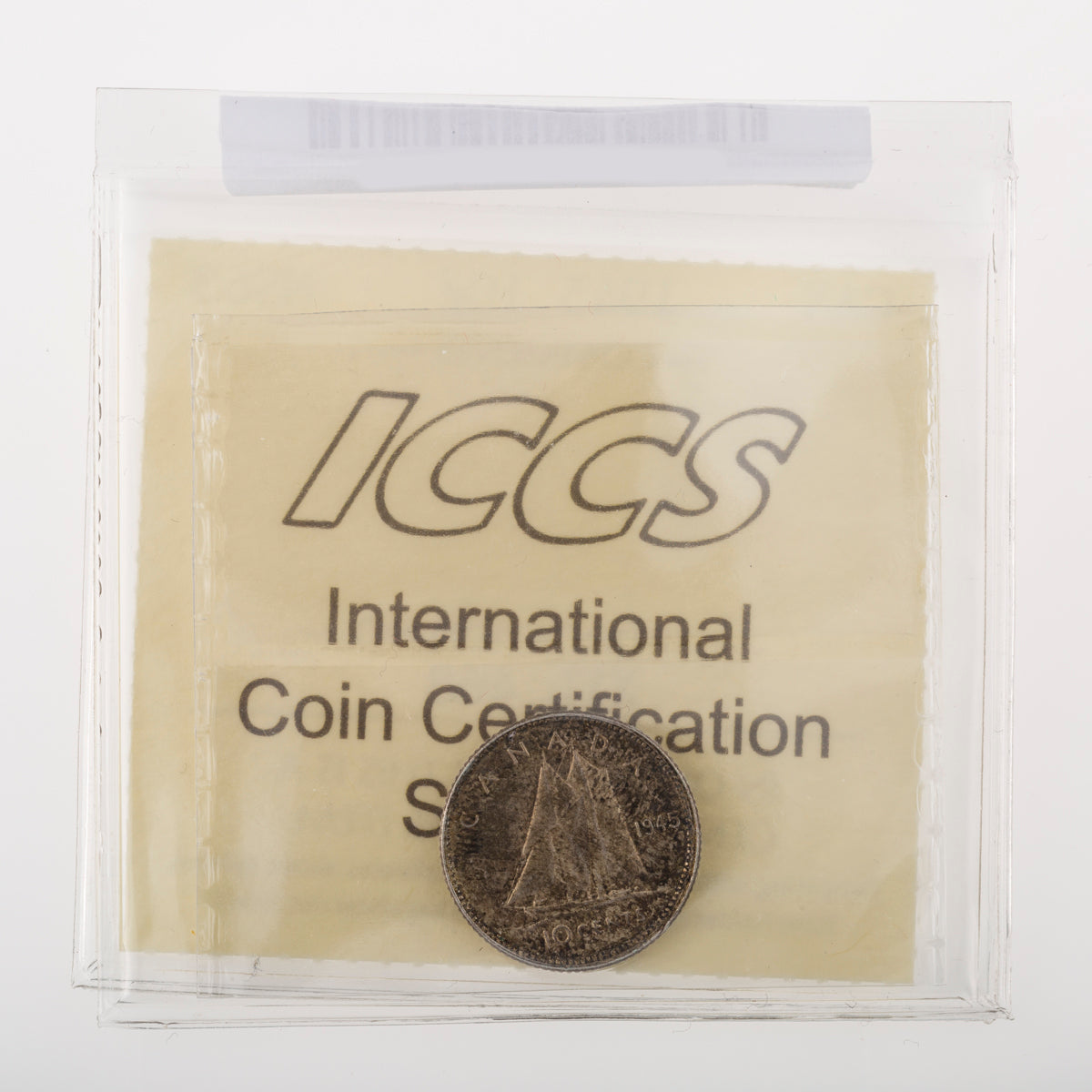 10 Cent 1945 ICCS MS-63