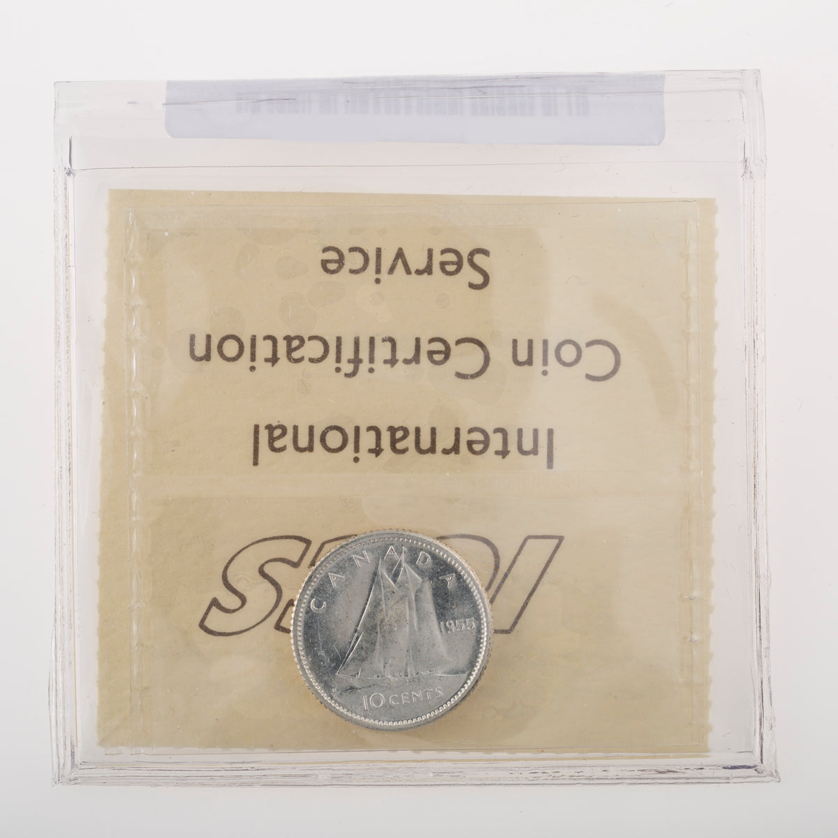 10 Cent 1955 Heavy Cameo ICCS MS-65