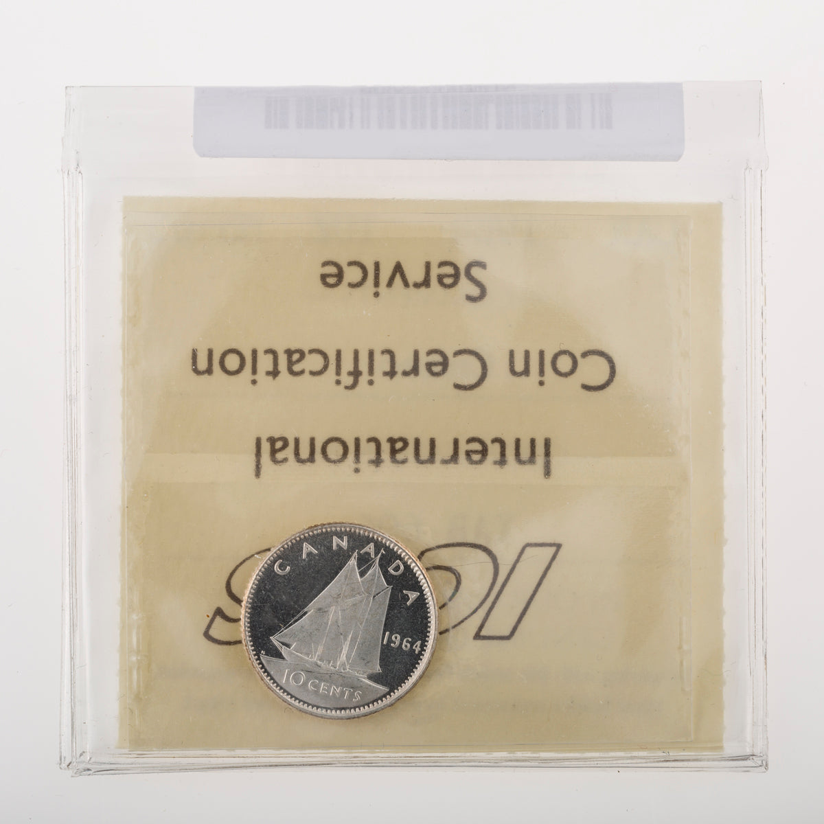 10 Cent 1964 Cameo ICCS MS-65