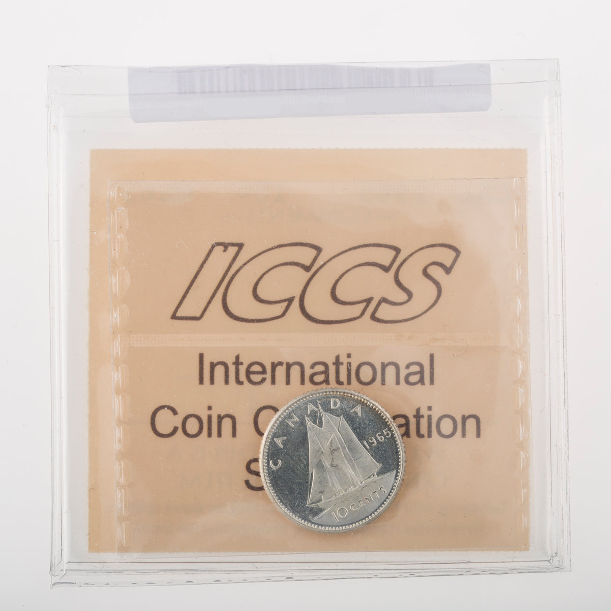 10 Cent 1965 ICCS MS-65