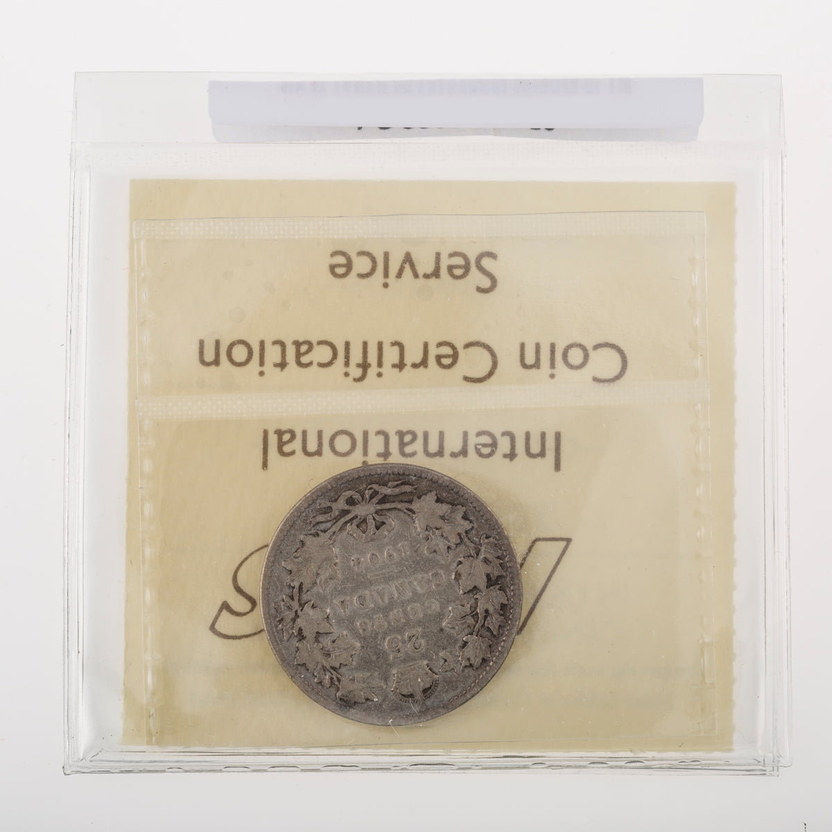 25 Cent 1904 ICCS G-4