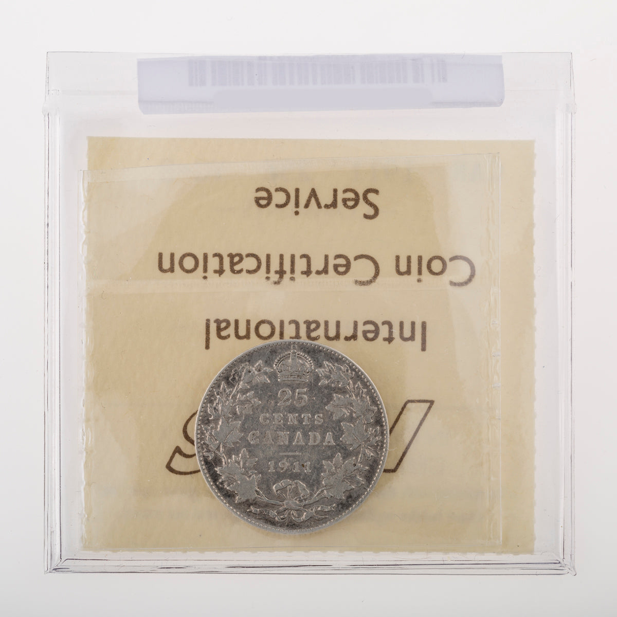 25 Cent 1911 ICCS VG-8