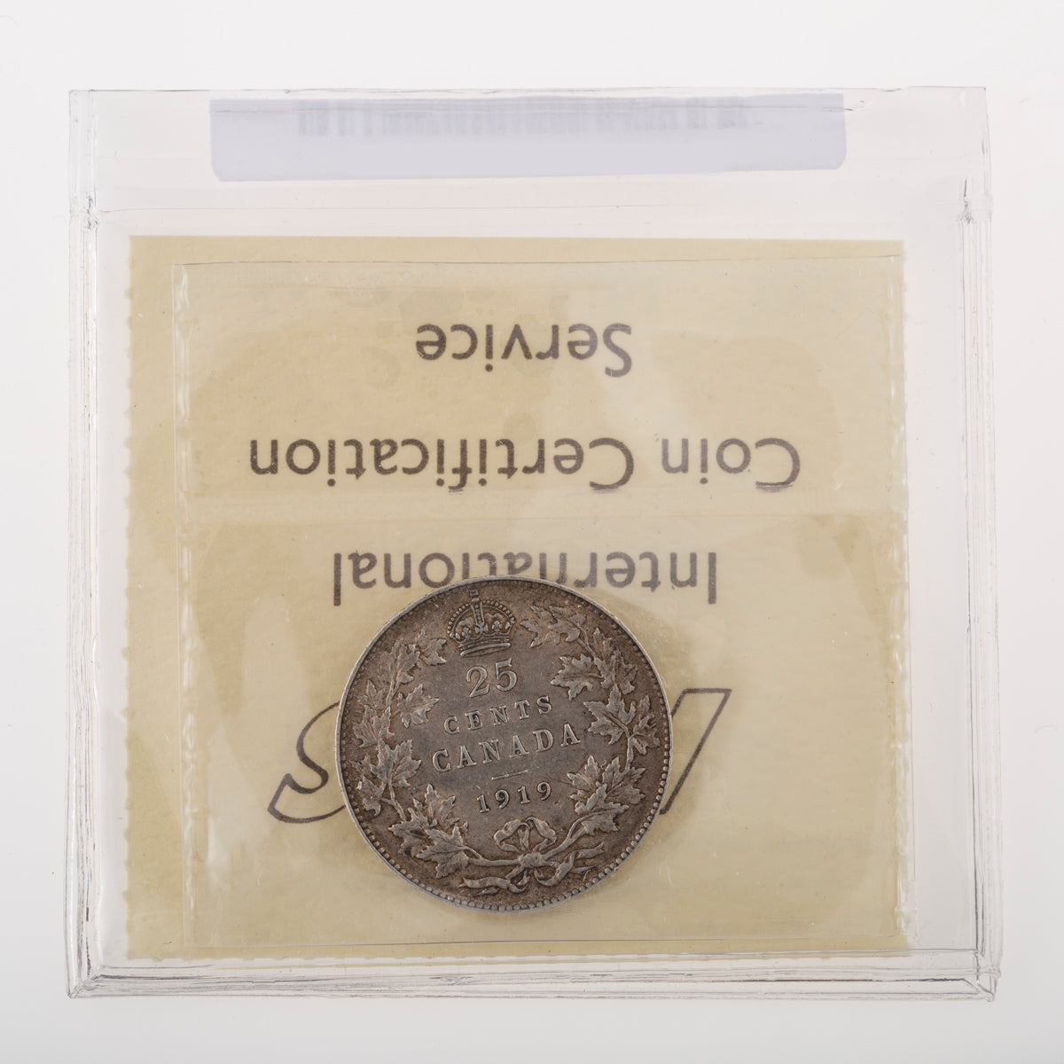 25 Cent 1919 ICCS VF-30