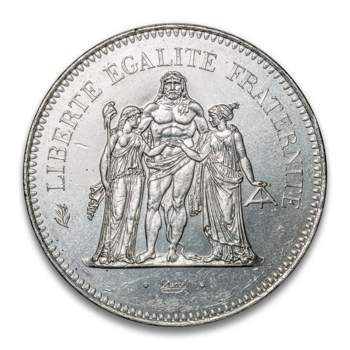 France Silver 50 Francs 1974