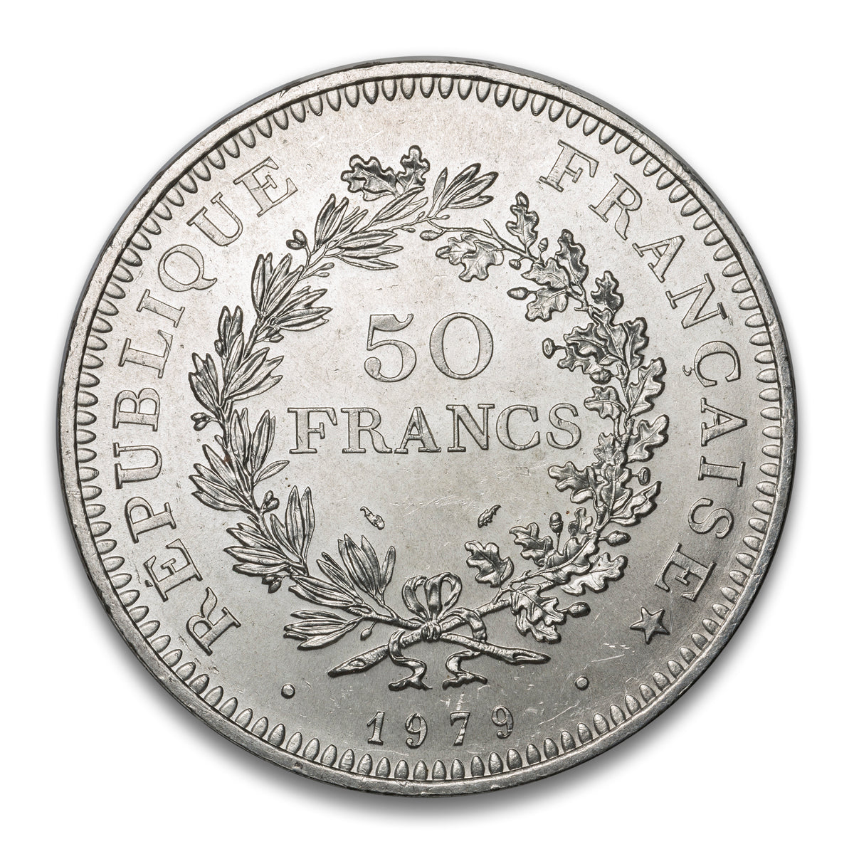 France Silver 50 Francs 1979
