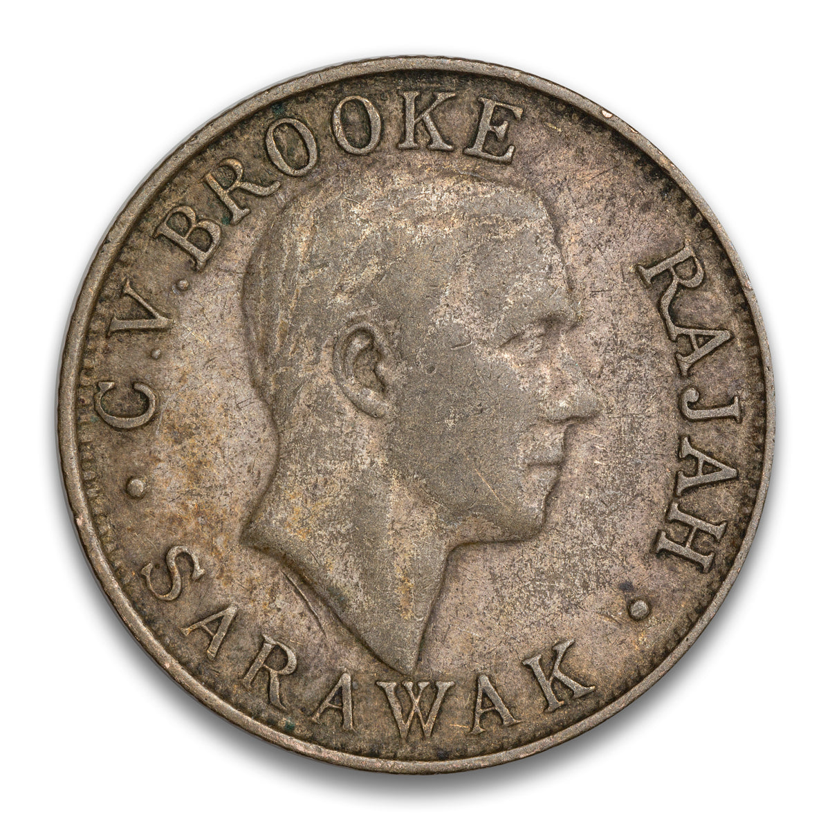 Sarawak Silver 20 Cents 1927 H