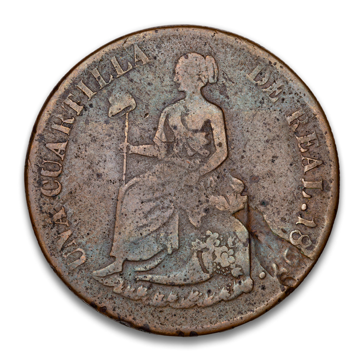 Mexico Base 1/4 Real 1859