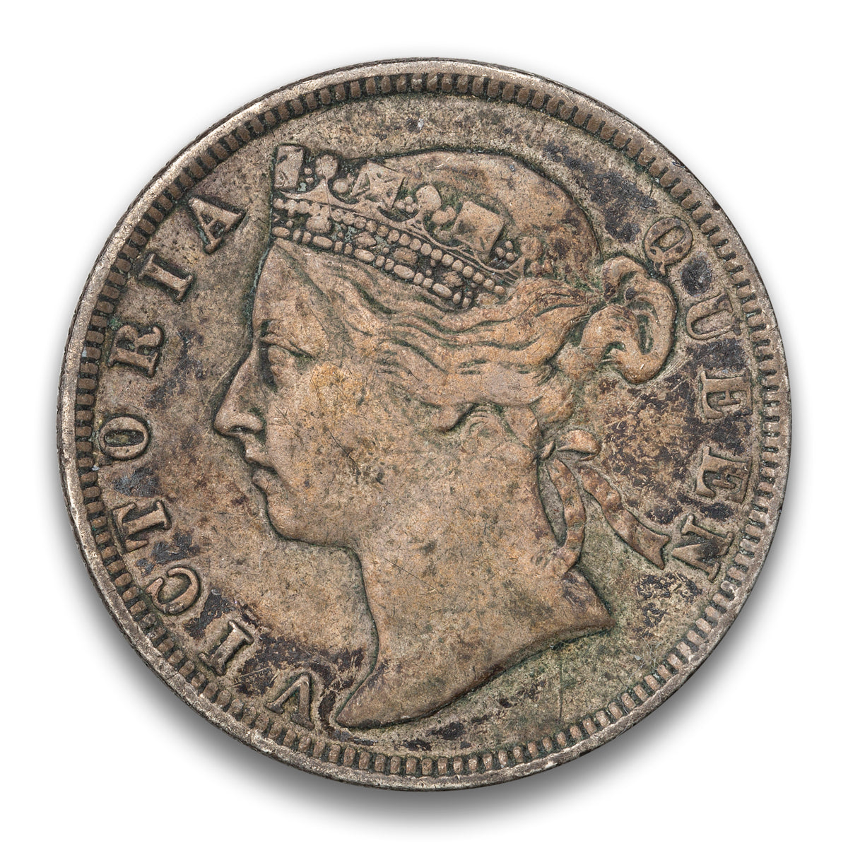 Straits Settlements Silver 20 Cents 1887