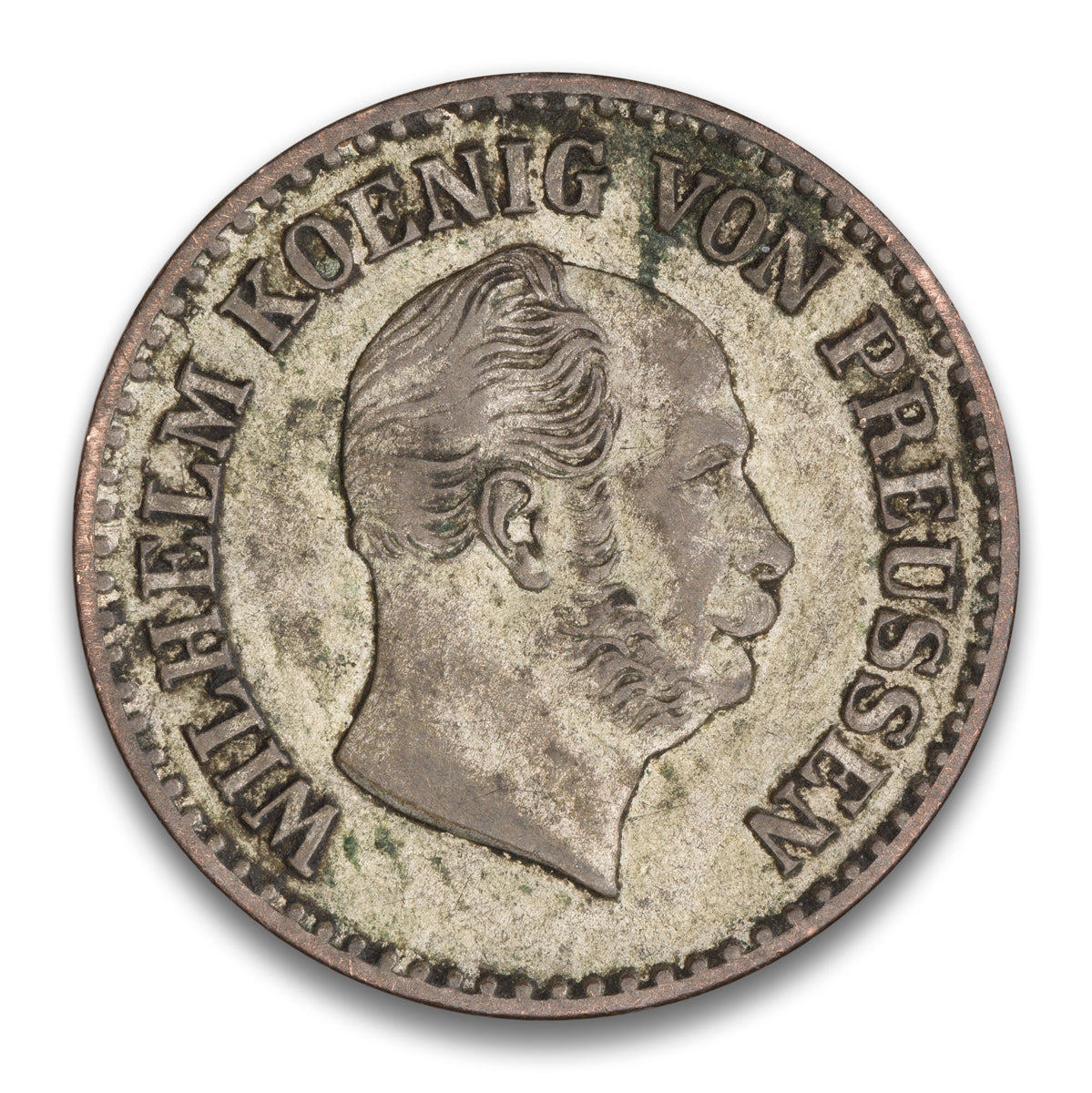 Prussia - German State Silver 1 Groschen 1862 A