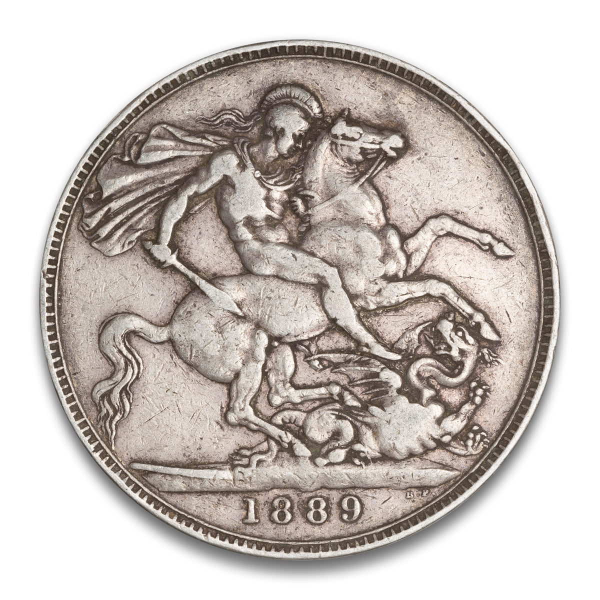 Great Britain Silver 1 Crown 1889