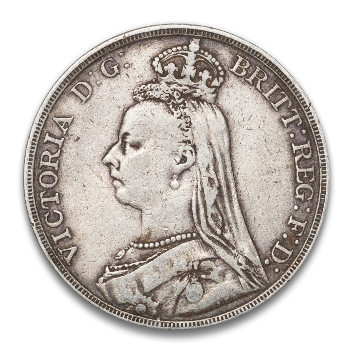 Great Britain Silver 1 Crown 1892