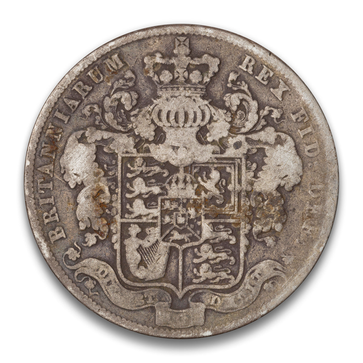 Great Britain Silver Half Crown 1825