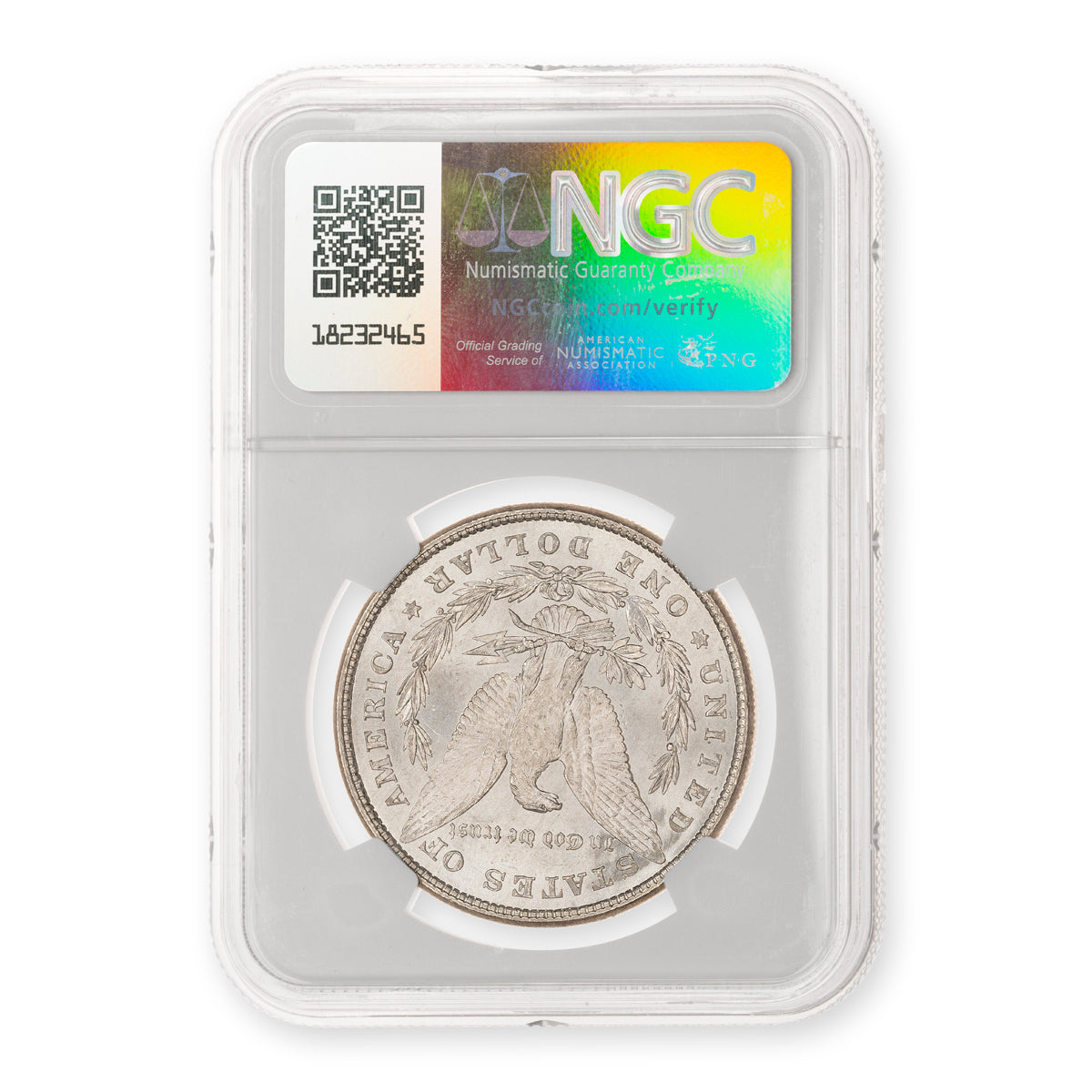 US $1 1878 8TF Morgan Dollar NGC MS-62