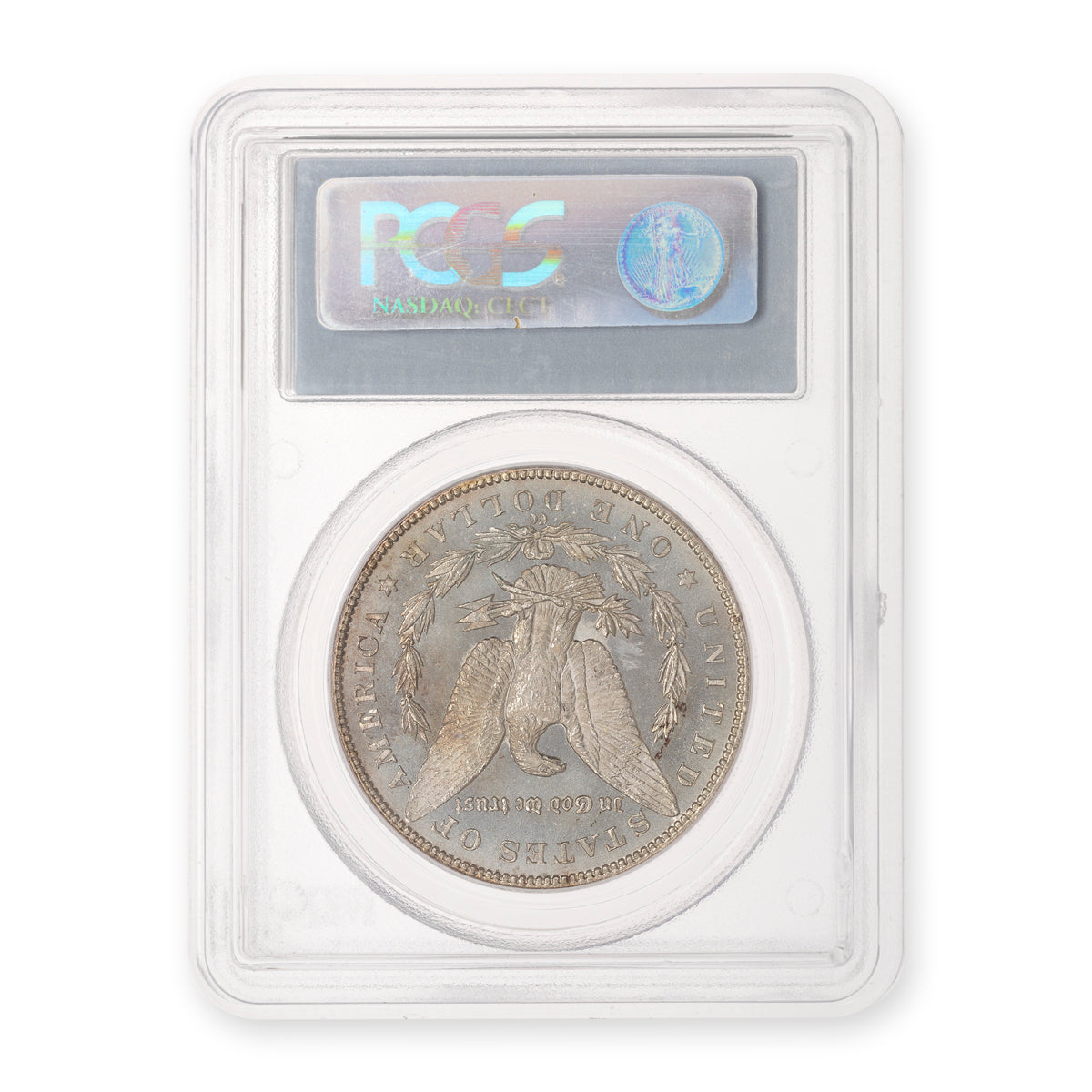 US $1 1885CC Morgan Dollar PCGS PL-62