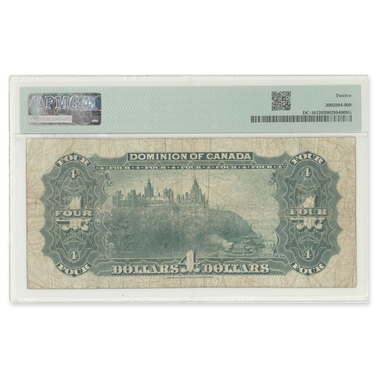 $4 1900 DC-16 Various-Courtney PMG F-12