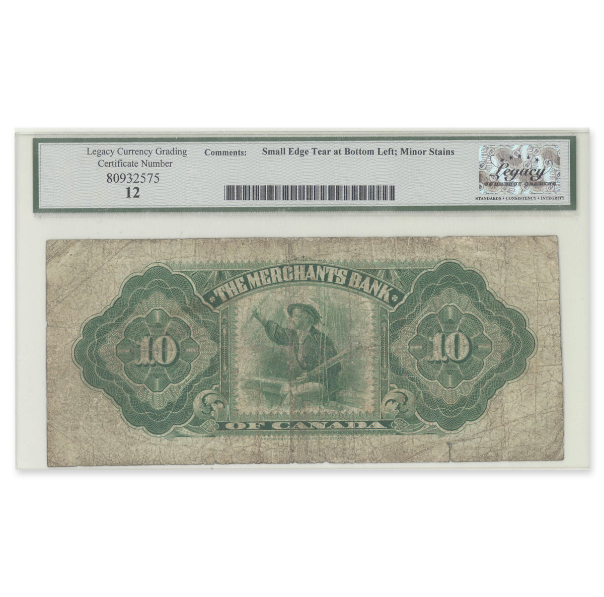 $10 1906 460-16-04 Legacy F-12