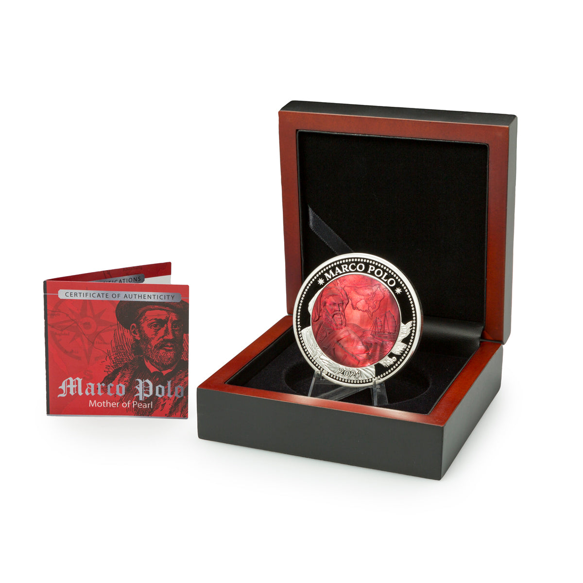 2024 25 Marco Polo: Mother of Pearl - Pure Silver Coin