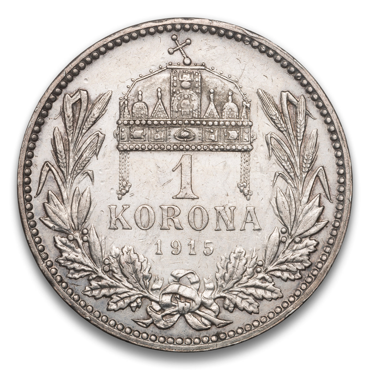 Hungary Silver 1 Korona 1915