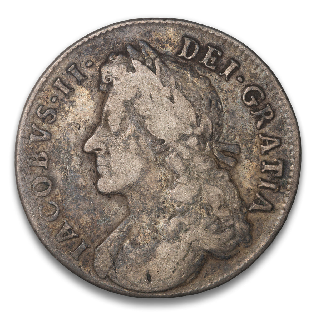 Great Britain Silver 1 Shilling 1685