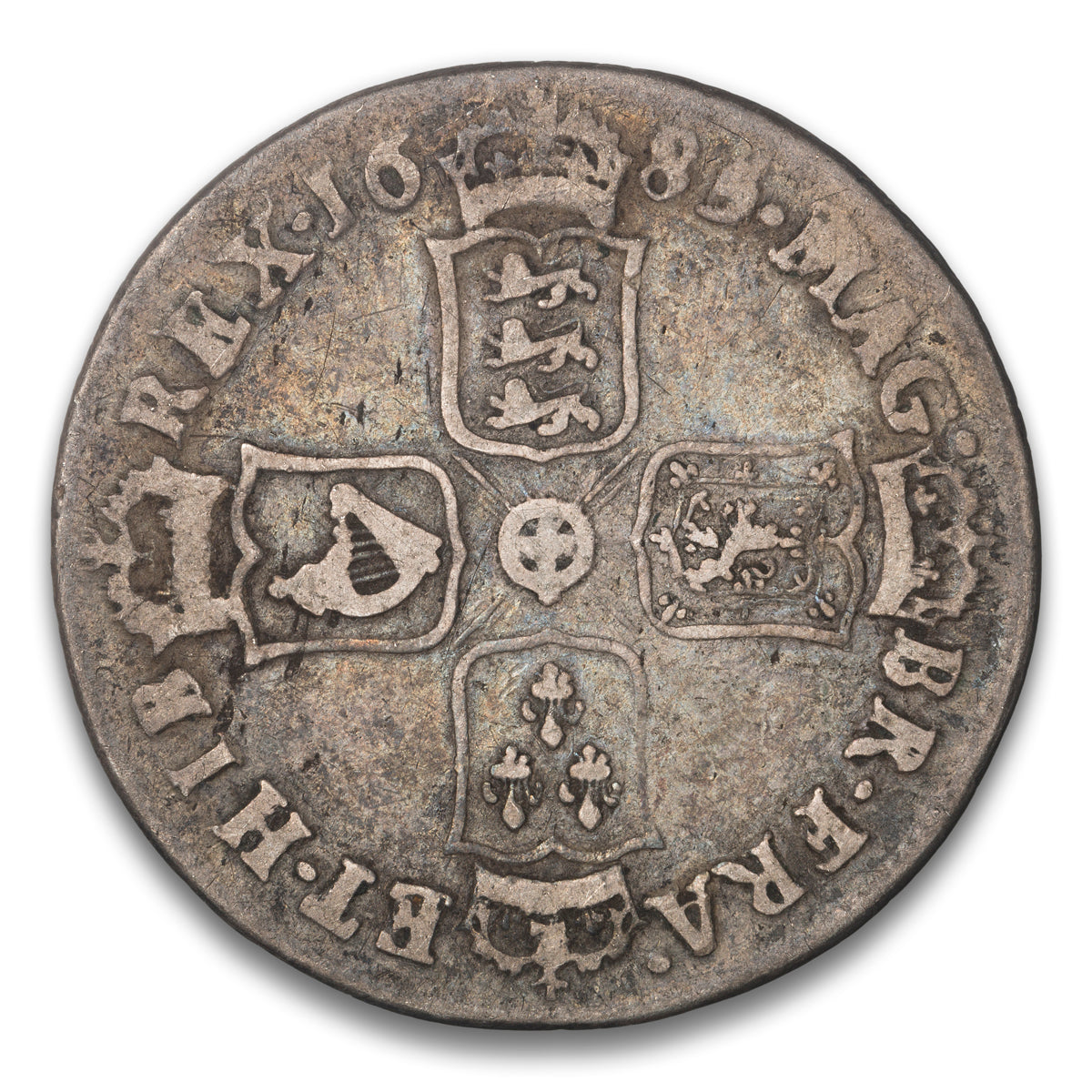 Great Britain Silver 1 Shilling 1685