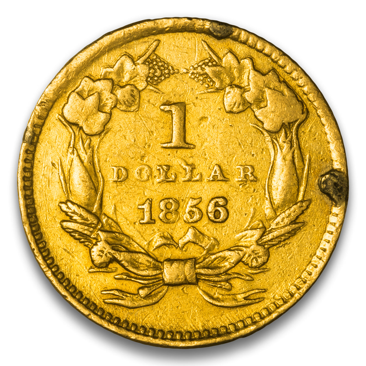 United States $1 Gold 1856