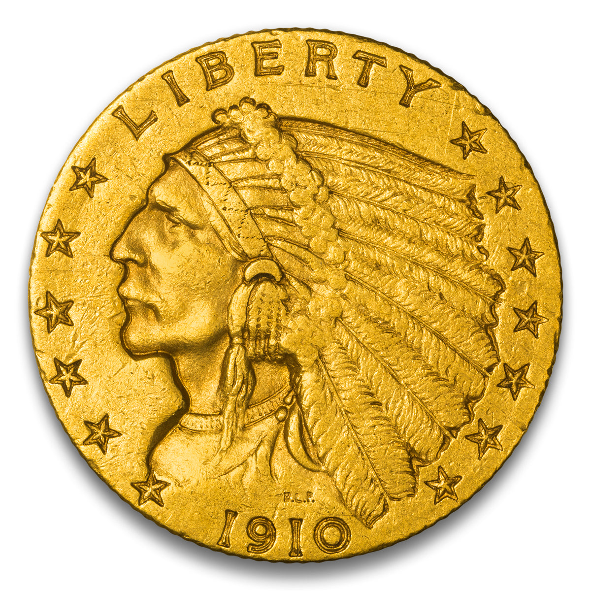 United States $2.5 Gold 1910