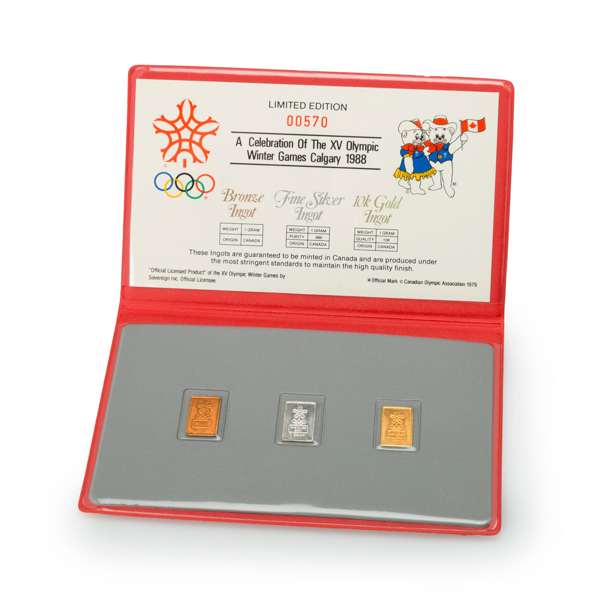 Calgary Olympics Gold medal 1988