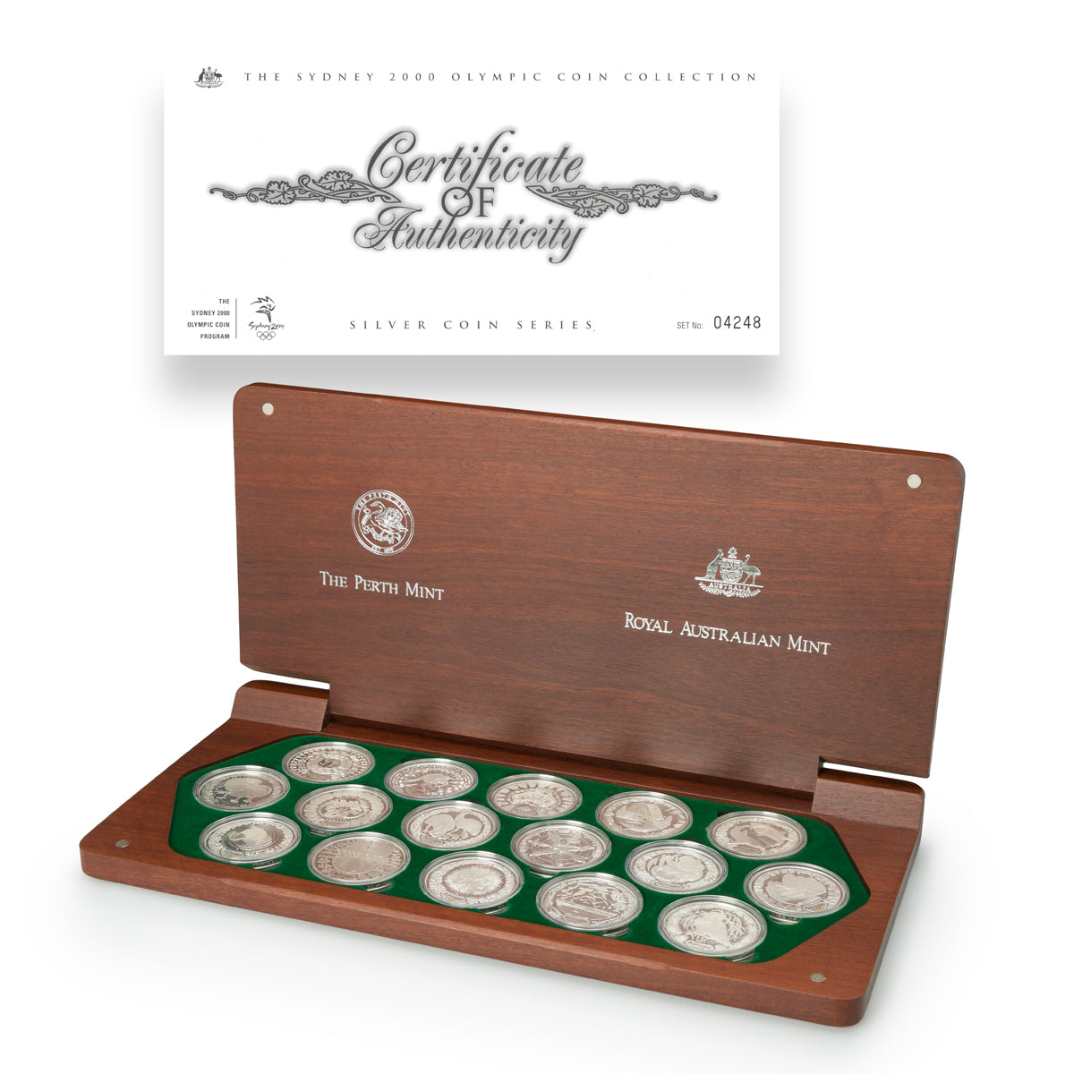 2000 $5 The Sydney Olympics - Pure Silver Coin Collection