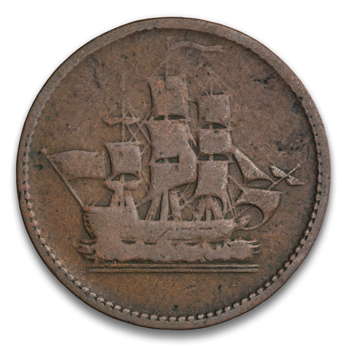 Ships Colonies & Commerce Prince Edward Island Base token