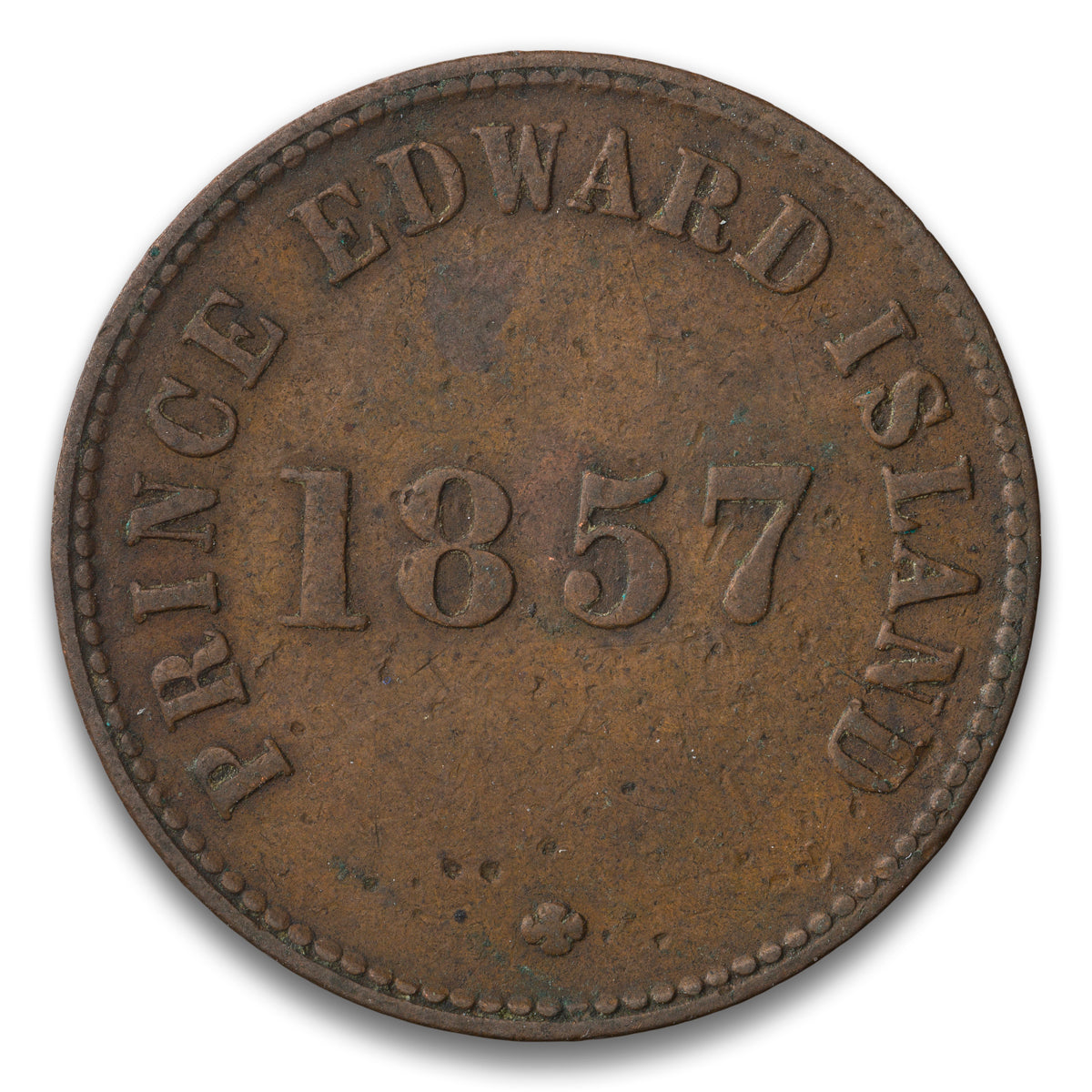 Self Government and Free Trade Prince Edward Island Base token 1857