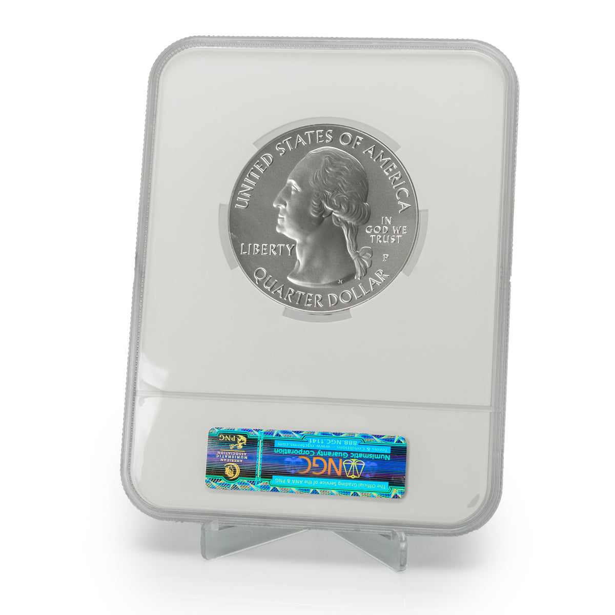 2011 25 Cents SP-70 America's National Treasures: Gettysburg Pennsylvania - Pure Silver Coin