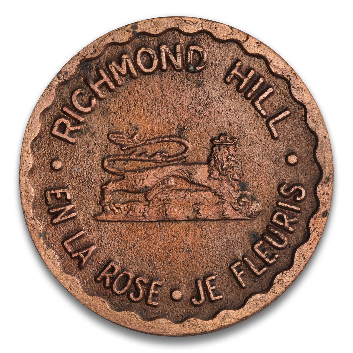 Richmond Hill, ON Canada Centennial Base medal 1867-1967