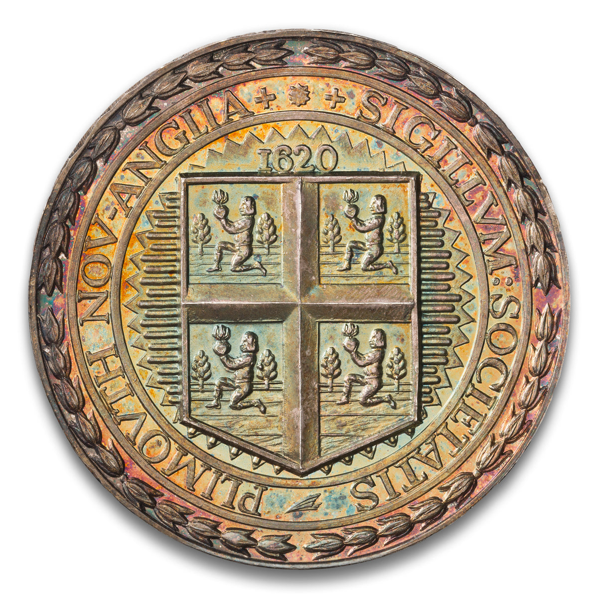 Mayflower - Plymouth, Mass 350th anniversary Silver medal 1620-1970