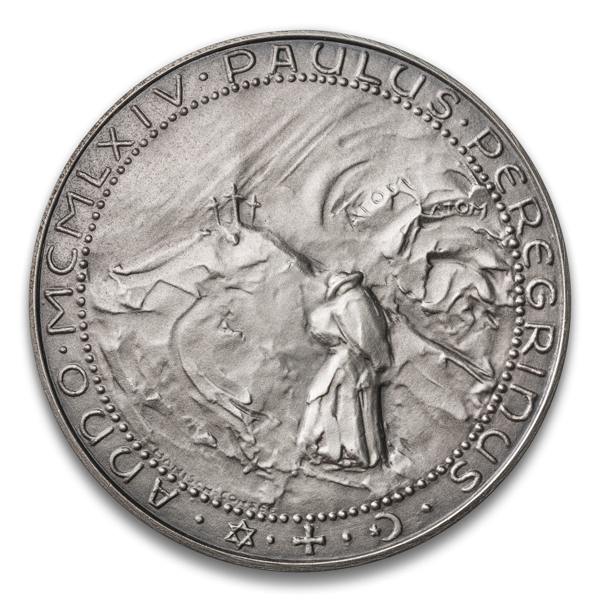 Pope Paul VI Peregrinus Silver medal 1964
