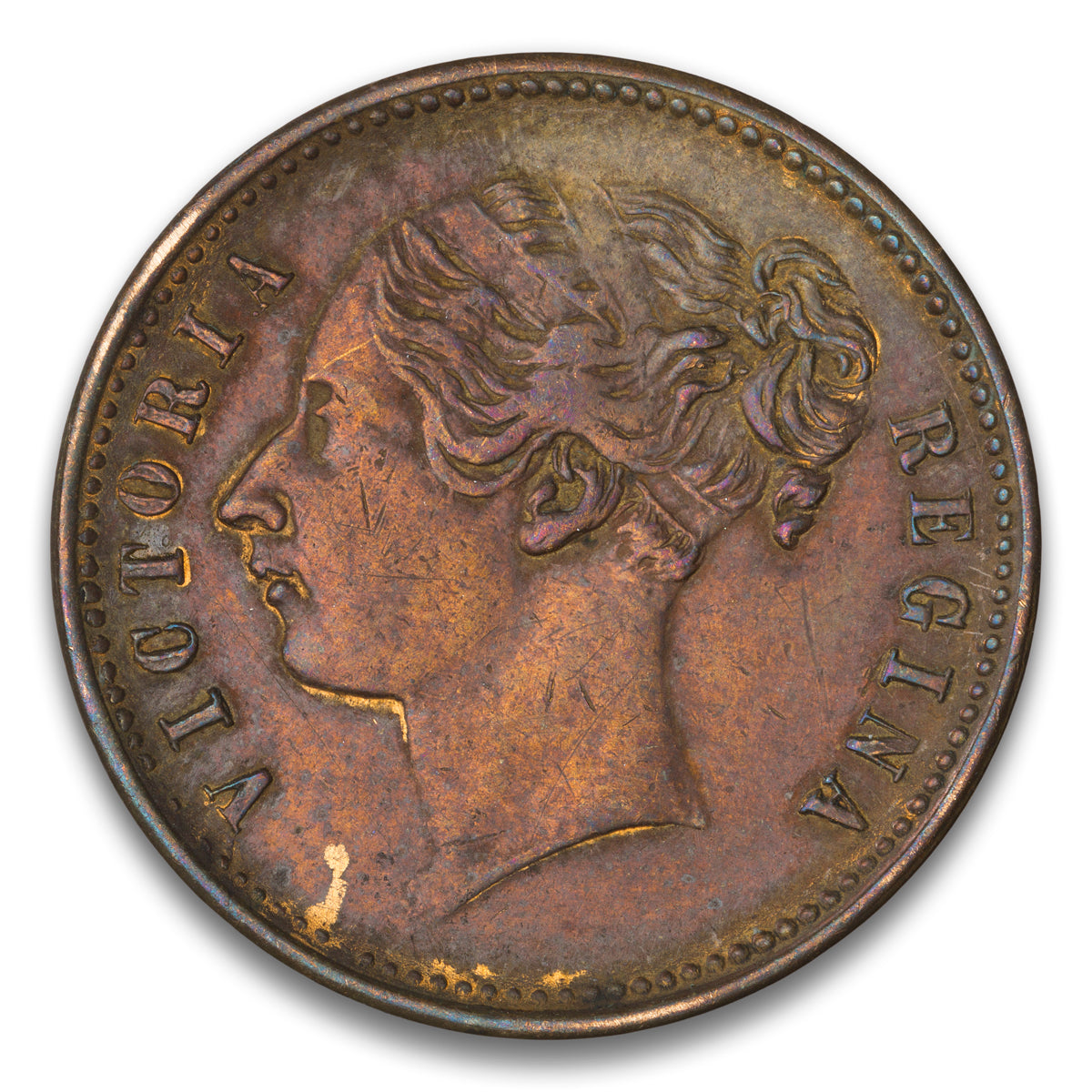 Queen Victoria Playing Cards Base medal