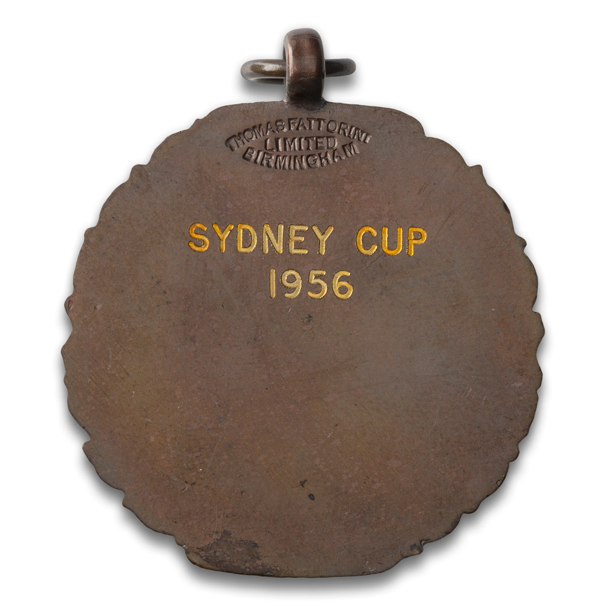 Jamaica Rifle Assn Sydney Cup Base medal 1956