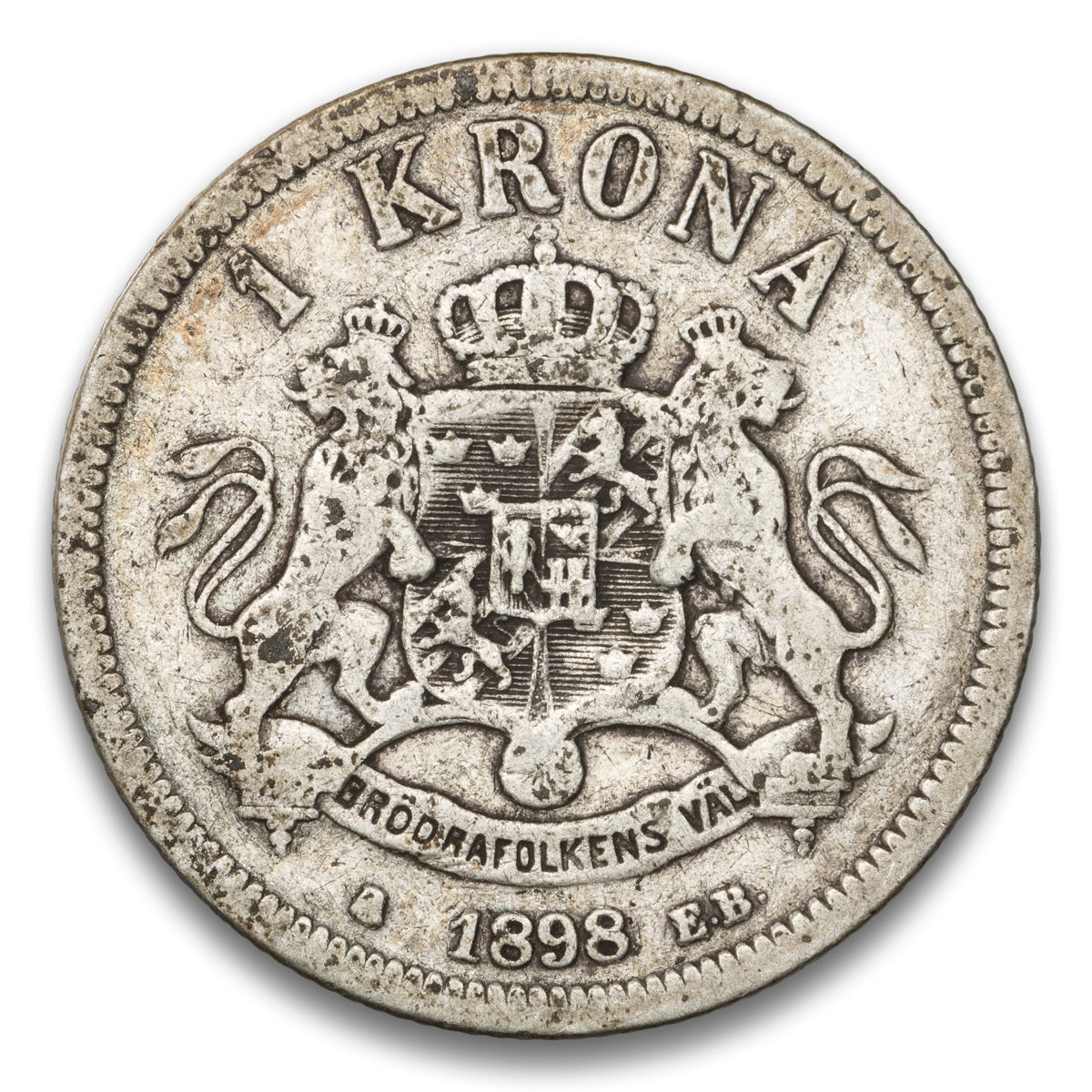 Sweden Silver 1 Krona 1898