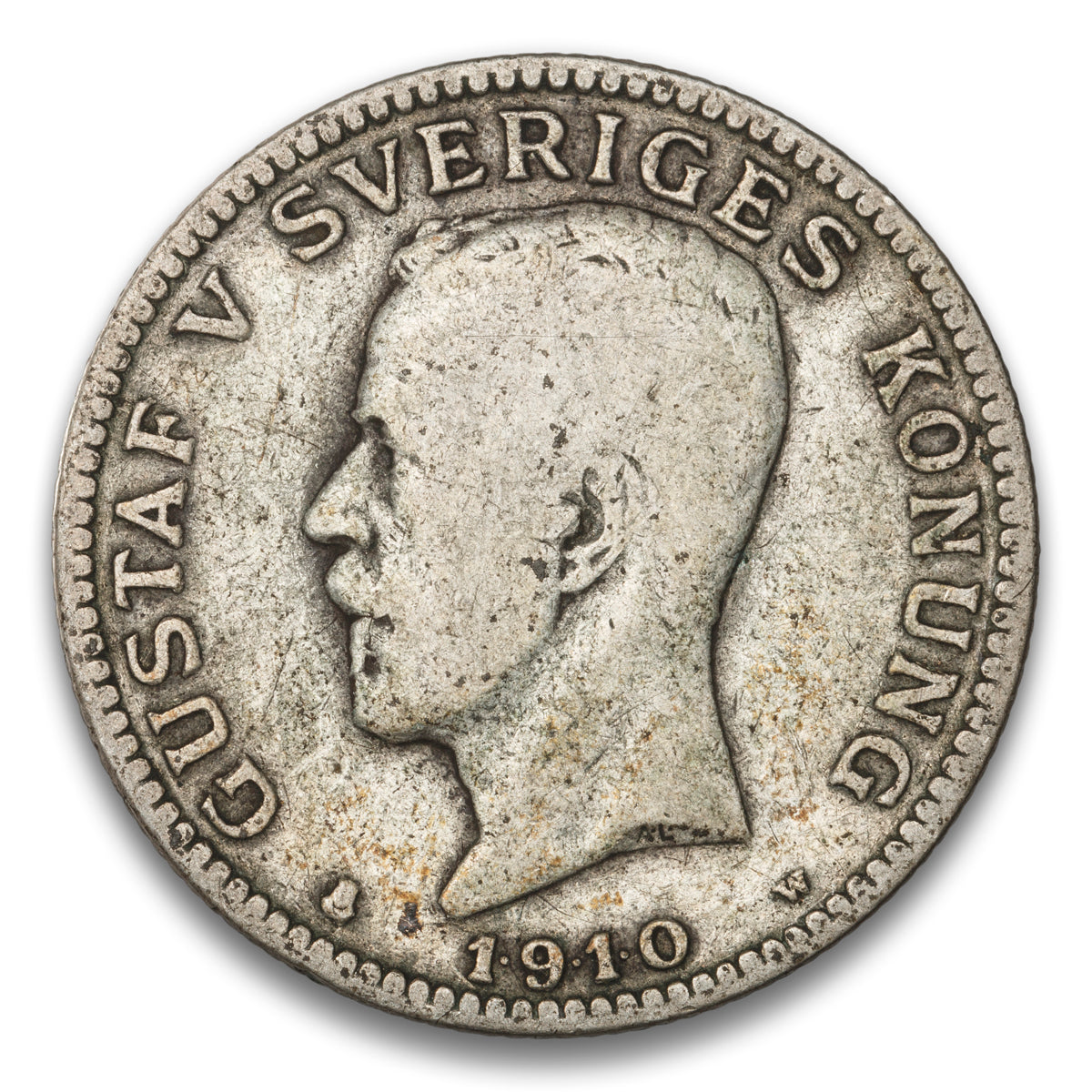 Sweden Silver 1 Krona 1910