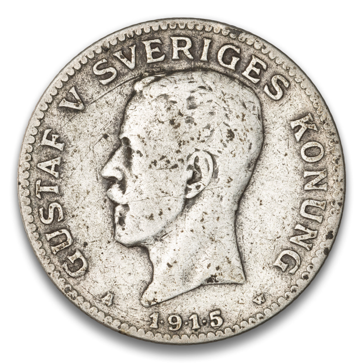 Sweden Silver 1 Krona 1915