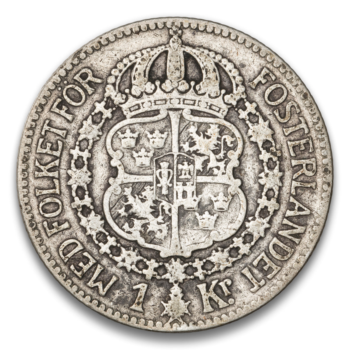 Sweden Silver 1 Krona 1915